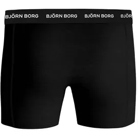 Björn Borg Boxershorts Cotton Stretch Schwarz / Blau / Grau XXL 5er Pack