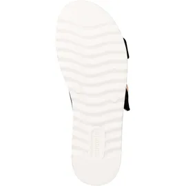 remonte Pantolette REMONTE, Damen, Gr. 41, schwarz, Leder, unifarben, Schuhe Pantolette, Hausschuh, Sommerschuh, Klettschuh mit Lite ́n Soft-Ausstattung