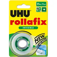 UHU rollafix invisible Abroller + Nachfüllrolle, Infokarte