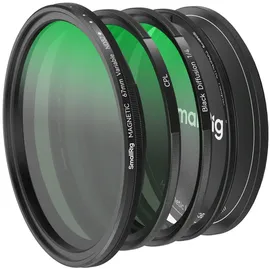 SmallRig 4726 Attachable Filter Kit 5in1 VND 2-32+CPL+1/4 Effect Black Mist 67 mm