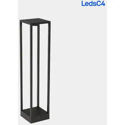 LEDS C4 LED Pollerleuchte CHILLOUT RACK IP66, 13,5W 2700K grau 760lm LEDS-55-E062-34-DU