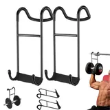 Hantel Spotter Haken,langhantelständer,dumbbell-spotter-haken,hantel Halterung,langhantel-adapter,hantel-spotter-haken-aufhänger,dumbbell Spotter Hooks,Upgraded 2 Dumbbell Spotter Hook for Barbell