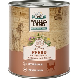 Wildes Land | Pferd mit Süßkartoffeln, und Distelöl | Classic Adult | x 800 g