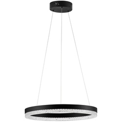 Nova Luce 9530225 Adria LED Pendelleuchte Schwarz
