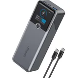 talix Sixthgu PowerTower Powerbank, 20000mAh tragbares Ladegerät 3 Ports 200W Ausgang, bidirektionales Laden, für den Flugverkehr zugelassen, Display, Für MacBook, iPhone 17/16/15-Serie etc