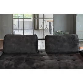 KAWOLA Schlafsofa Wiolo Velvet anthrazit