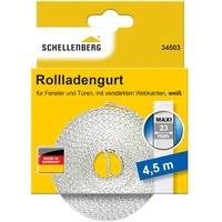 SCHELLENBERG Rolladengurt MAXI, 23 mm 4,5 m weiß