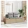 vidaXL Gartensofa Loungesofa beige