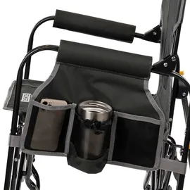 GCI Stowaway Rocker mit Seitentisch, dark charcoal