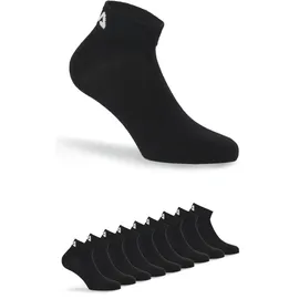 Fila UNISEX QUARTER PLAIN SOCKS 9er Pack Schwarz 39-42