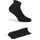 Fila UNISEX QUARTER PLAIN SOCKS 9er Pack Schwarz 39-42