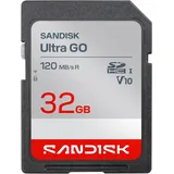 SanDisk Ultra GO (32 GB, SDHC UHS-I 120MB/s U3, V10 schwarz