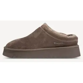 TAMARIS Damen Sabot Leder Beige 42
