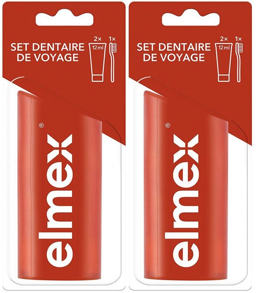 elmex® Set dentaire de voyage 2x1 pc(s) dentifrice(s)