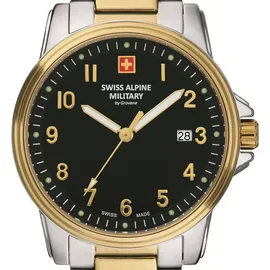 Swiss Alpine Military by Grovana Herrenuhr 7011.1147 - Silber