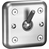 KWC AR Kleiderhaken, HEAVY DUTY, Edst., 108x108x52 mm, Befestigung