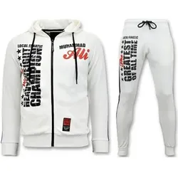 Local Fanatic  Jogginganzüge R Trainingsanzug Muhammad Ali  in Weiss, EU L