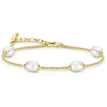 Thomas Sabo Natural Beauty Armband mit Perlen goldfarben A2189-430-14-L19V Größe L