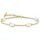 Thomas Sabo Natural Beauty Armband mit Perlen goldfarben A2189-430-14-L19V Größe L