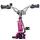 vidaXL Kinderfahrrad 18 Zoll pink/rosa/schwarz