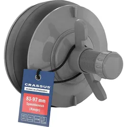 Schnellverschlussstopfen CSV (Ausführung: Schnellverschlussstopfen CSV 50 PVC Spannber. 37-54mm EPDM/PVC PN 0.5 bar)
