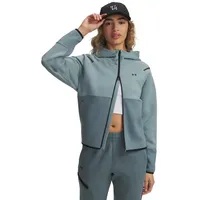 Under Armour Fleece Kapuzenjacke Hoodie Serpentine/Jasper Blue/Black S