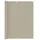 vidaXL Balkon-Sichtschutz Beige 120x400 cm Oxford-Gewebe
