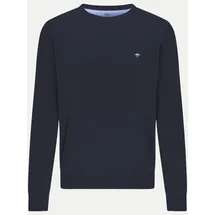 FYNCH-HATTON Rundhalspullover blau XL