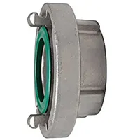 Riegler Storz-Festkupplung 75-B Edelstahl V4A weiß