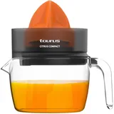 TAURUS CITRUS COMPACT Entsafter Schwarz/Orange/Transparent