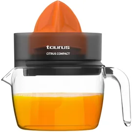 TAURUS CITRUS COMPACT Entsafter Schwarz/Orange/Transparent