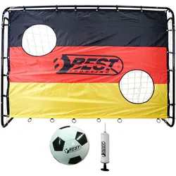 Best Sporting 11088 Fußballtor Tor Set Deutschland und Ball EINHEITSGRÖSSE