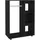 vidaXL Kleiderschrank Schwarz 80x40x110 cm Holzwerkstoff