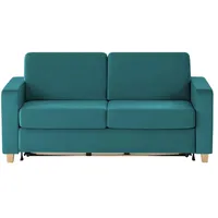 nehl Schlafsofa  Boston Deluxe , türkis/petrol , Maße (cm): B: 199 H: 91 T: 103.0
