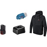 Bosch Professional GHH 12+18V XA Beheizbare Sweatjacke + Ladegerät GAL 12V-20) - Größe M