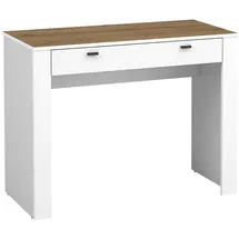 Mirjan24 Schminktisch Mossa MO10 (mit Schublade), Kugelgleitschienen, 102x50x79 cm weiß