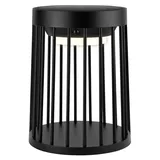 Brendz Solar Tischlampe Outdoor, 1000 Lumen, Warmweißes Licht, USB-C aufladbar, 3 Lichtstufen, bis zu 15 Stunden Leuchtdauer, LED Solar Laterne für draußen, Solarlaterne für Außen, Vela & Lynx