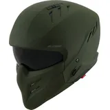 Suomy Armor Plain, Modularhelm - Matt-Dunkelgrün - L