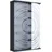 VCM Tilano CD-Regal 60 x 18 x 92 cm Schwarz