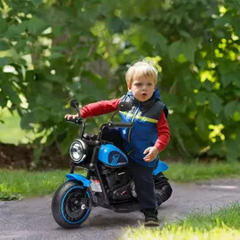 Homcom Kindermotorrad Elektrofahrzeug blau (1-tlg)