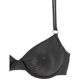 LASCANA Bügel-Bikini, Damen schwarz, Gr.38 Cup C,