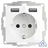 2USB Unterputz-Steckdose 2USB 1 St. Weiß