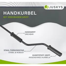 Juskys Gelenkarmmarkise 350 x 300 cm grau