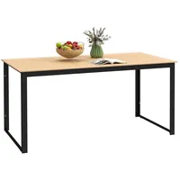 Outsunny Gartentisch für 6 Personen 160 x 80 cm