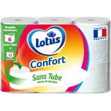 Lotus Toilettenpapier LOTUS COMFORT ohne Tube 6 = 12 Rollen