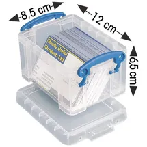 Really Useful Box Aufbewahrungsbox 12 x 6,5 x 8,5 cm 1-tlg. transparent