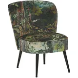 Beliani Sessel, Grün, 1-Sitzer, 60x76x52 cm, Wohnzimmer, Sessel, Polstersessel