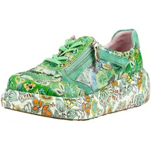 LAURA VITA Damen Plateau-Sneaker Grün 37