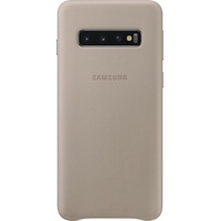 Samsung Leather Cover EF-VG973 für Galaxy S10 grau