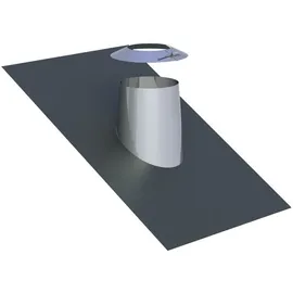 Jeremias Dachdurchführung Edelstahl 1,00 m Weiß